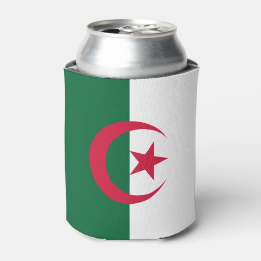 Patriottische Algerijnse vlaggenKoelbox Blikjeskoeler (Blikje Voorkant)