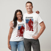 Patriottische All-American Hockey  verhit T-shirt (Unisex)