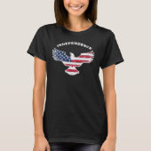 Patriottische American Eagle Star Stripes Onafhank T-shirt (Voorkant)