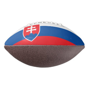 Patriottische American football met de vlag van Sl