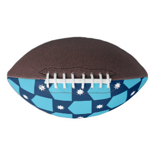 Patriottische American football met vlag van Minne