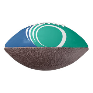 Patriottische American football met vlag van Ottaw