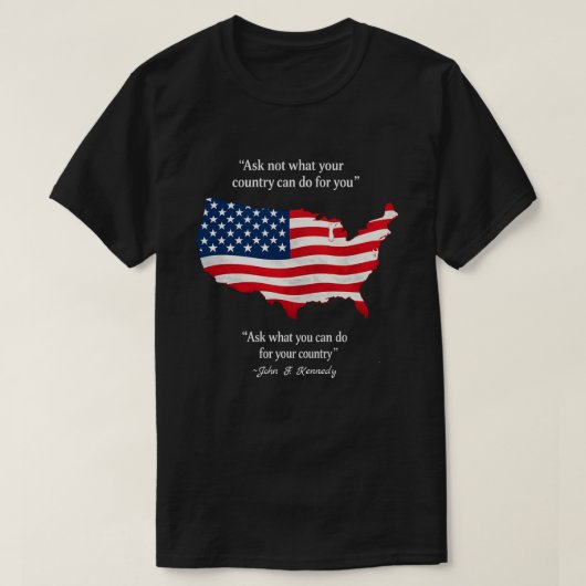 Patriottische Amerikaan (13a) T-shirt (Design voorkant)