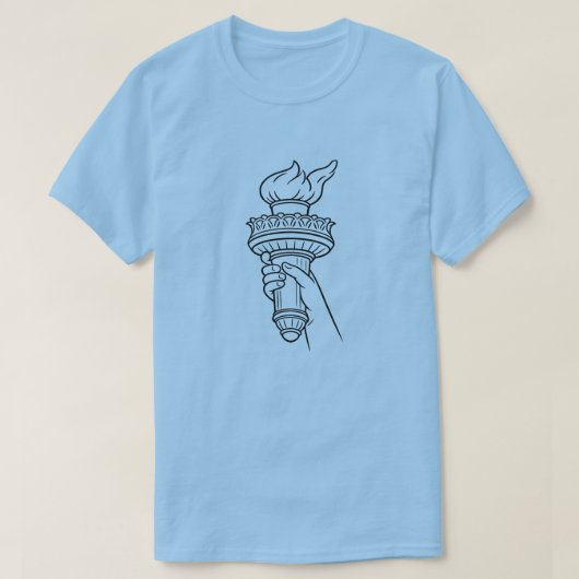Patriottische Amerikaan (1b) T-shirt (Design voorkant)