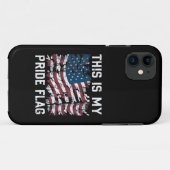 Patriottische Amerikaan Dit is mijn Pride-vlag VS Case-Mate iPhone Case (Achterkant (horizontaal))