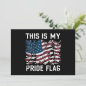 Patriottische Amerikaan Dit is mijn Pride-vlag VS Kaart (Staand voorkant)