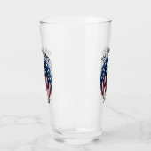 Patriottische Amerikaanse Adelaar 250 Jaar 1776-20 Glas (Links)