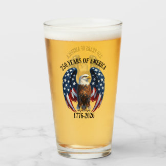Patriottische Amerikaanse Adelaar 250 Jaar 1776-20 Glas