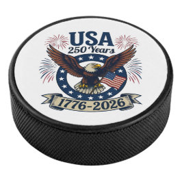 Patriottische Amerikaanse Adelaar 250 Jaar 1776-20 Hockey Puck