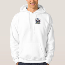 Patriottische Amerikaanse Adelaar 250 Jaar 1776-20 Hoodie