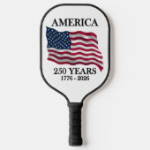 Patriottische Amerikaanse Adelaar 250 Jaar 1776-20 Pickleball Paddle (Voorkant)