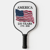 Patriottische Amerikaanse Adelaar 250 Jaar 1776-20 Pickleball Paddle (Achterkant)