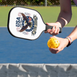Patriottische Amerikaanse Adelaar 250 Jaar 1776-20 Pickleball Paddle