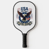 Patriottische Amerikaanse Adelaar 250 Jaar 1776-20 Pickleball Paddle (Voorkant)