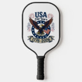 Patriottische Amerikaanse Adelaar 250 Jaar 1776-20 Pickleball Paddle (Achterkant)