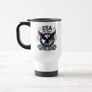 Patriottische Amerikaanse Adelaar 250 Jaar 1776-20 Reisbeker