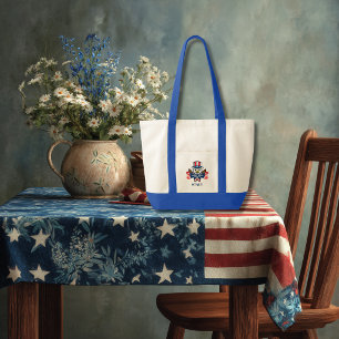Patriottische Amerikaanse Adelaar 250e verjaardag  Tote Bag