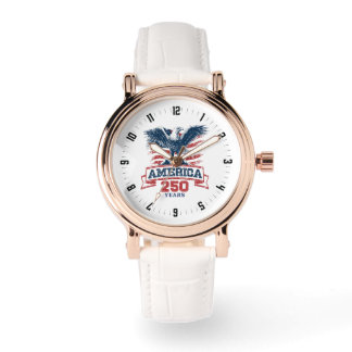 Patriottische Amerikaanse Adelaar 250ste verjaarda Horloge
