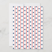 Patriottische Amerikaanse Adelaar BBQ Kaart (Achterkant)