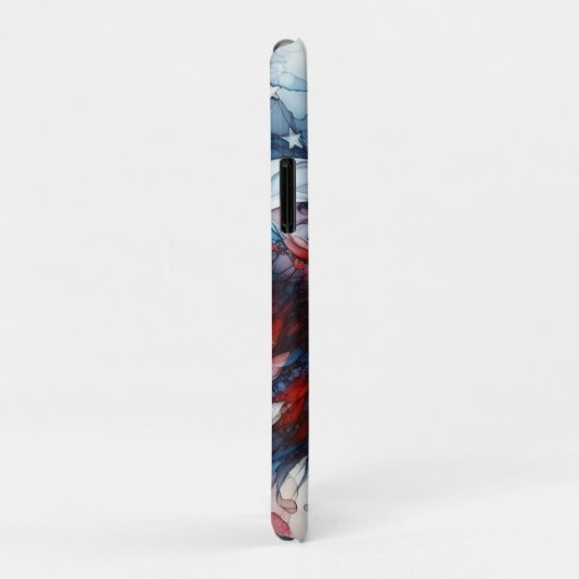 Patriottische Amerikaanse Adelaar Case-Mate iPhone Case (Achterkant/rechts)