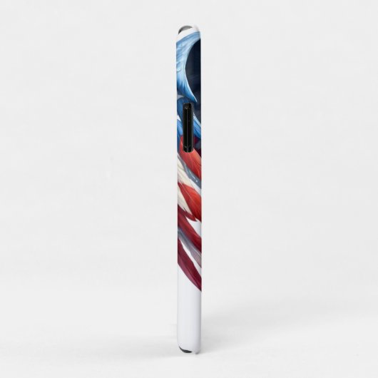 Patriottische Amerikaanse Adelaar Case-Mate iPhone Case (Achterkant/rechts)