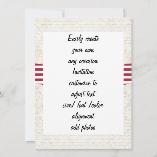 Patriottische Amerikaanse adelaar en vlag Kaart (Achterkant)