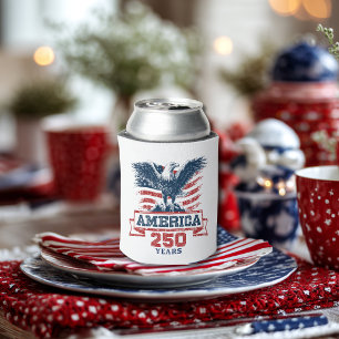 Patriottische Amerikaanse Adelaar Gefeliciteerd me Blikjeskoeler