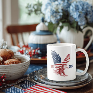 Patriottische Amerikaanse Adelaar Gefeliciteerd me Koffiemok