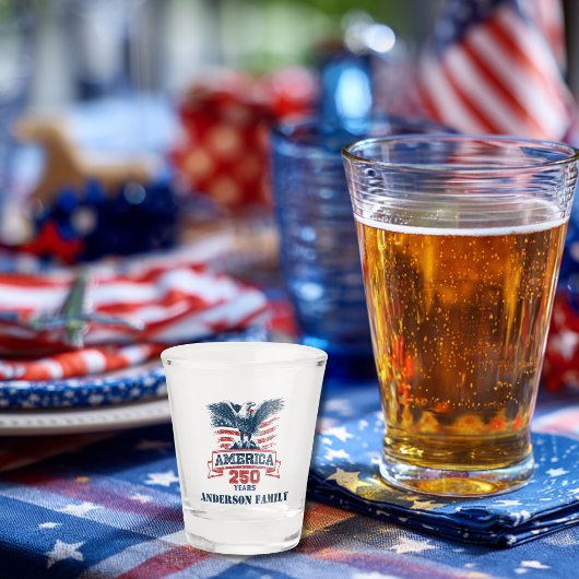 Patriottische Amerikaanse Adelaar Gefeliciteerd me Shot Glas