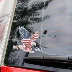 Patriottische Amerikaanse Adelaar Gefeliciteerd me Sticker