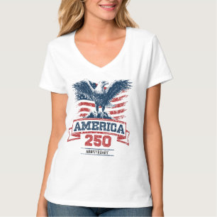 Patriottische Amerikaanse Adelaar Gefeliciteerd me T-shirt