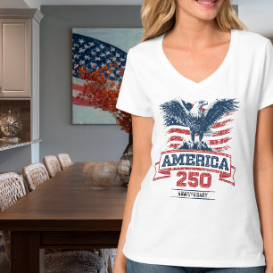 Patriottische Amerikaanse Adelaar Gefeliciteerd me T-shirt