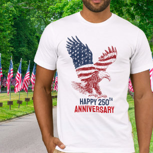 Patriottische Amerikaanse Adelaar Gefeliciteerd me T-shirt