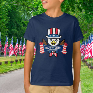 Patriottische Amerikaanse Adelaar Gefeliciteerd me T-shirt