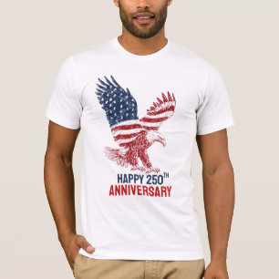 Patriottische Amerikaanse Adelaar Gefeliciteerd me T-shirt