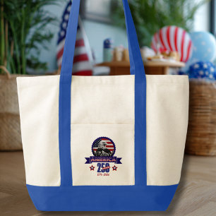 Patriottische Amerikaanse Adelaar Gefeliciteerd me Tote Bag