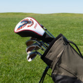 Patriottische Amerikaanse Adelaar Golfheadcover (Insitu)