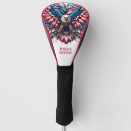 Patriottische Amerikaanse Adelaar Golfheadcover