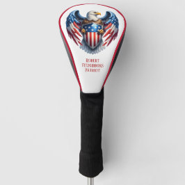 Patriottische Amerikaanse Adelaar Golfheadcover