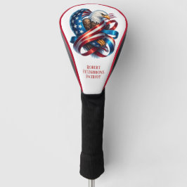 Patriottische Amerikaanse Adelaar Golfheadcover
