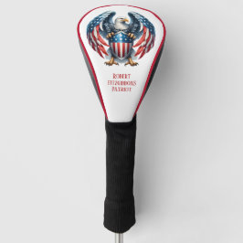 Patriottische Amerikaanse Adelaar Golfheadcover