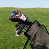 Patriottische Amerikaanse Adelaar Golfheadcover (Insitu)