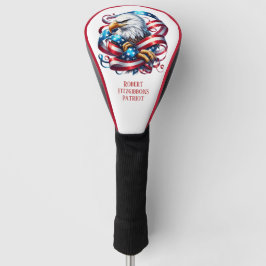 Patriottische Amerikaanse Adelaar Golfheadcover