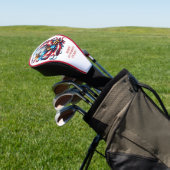 Patriottische Amerikaanse Adelaar Golfheadcover (Insitu)