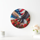 Patriottische Amerikaanse Adelaar Klok (Huis)