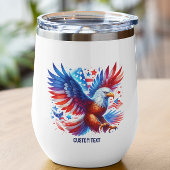 Patriottische Amerikaanse adelaar rood wit blauw