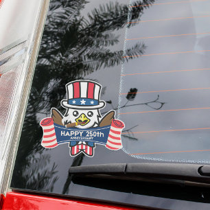 Patriottische Amerikaanse Adelaar Sigaar 250ste Ve Sticker