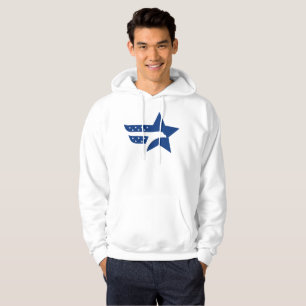 Patriottische Amerikaanse Adelaar Ster Hoodie