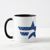 Patriottische Amerikaanse Adelaar Ster Mok (Links)