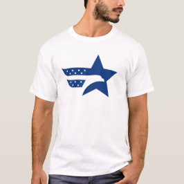 Patriottische Amerikaanse Adelaar Ster T-shirt